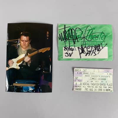 Fender Telecaster 1978/9 - Natural, Maple neck, Pro Jumbo Re-fret, Original Hardshell case, Signed by Jimmy Vaughan, Ticket, Etc, Original hardshell Fender Case image 10