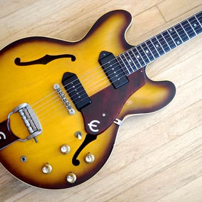 1961 Epiphone Casino E-230TD Vintage Electric Guitar by Gibson, Sunburst ES-330 w/ hsc image 1