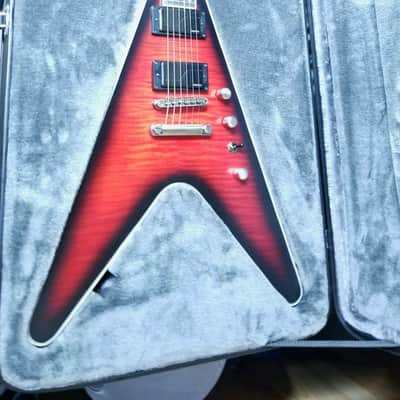 Epiphone Dave Mustaine Signature Flying V Prophecy 2023 - Present - Aged Dark Red Burst image 1