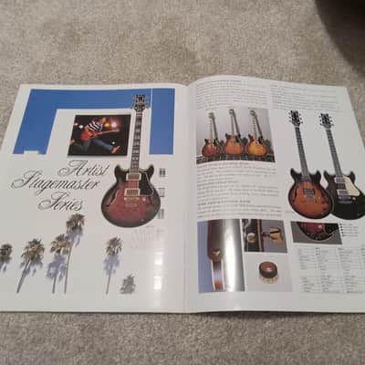 Vintage 1983/1984 Ibanez "Full and Semi Acoustic Electric Guitars" Catalog! Rare, Original Case Candy, Paperwork! image 8