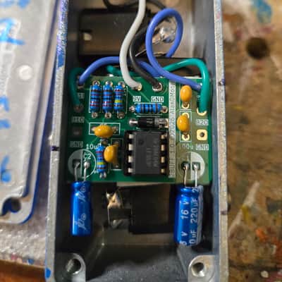 Handmade "BufBuf" dual buffer pedal in nano enclosure image 5