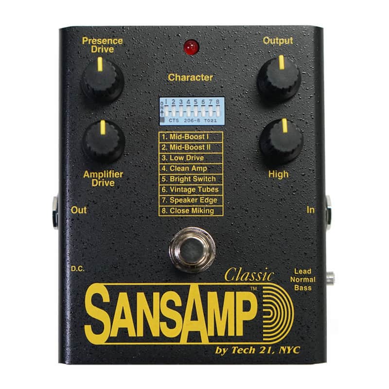Tech 21 SansAmp 2 Classic Tube Amp Emulator Pedal - Open Box image 1