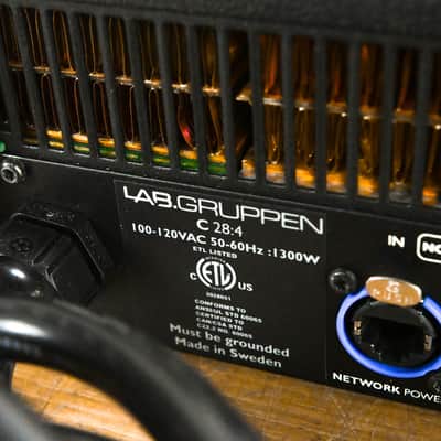 Lab Gruppen C 28:4 2800W 4-Channel Power Amplifier CG012Z6 image 10