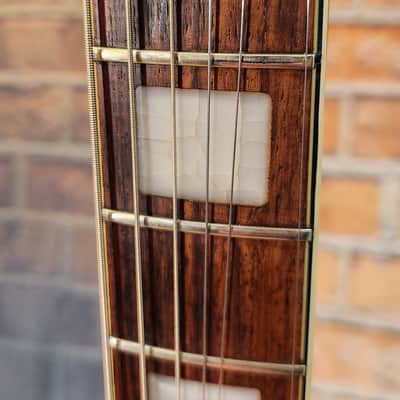 Vintage 1960s Ventura Semi-Hollow Electric Guitar Sunburst image 4