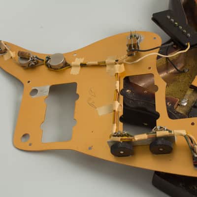 Fender  Jazzmaster Solid Body Electric Guitar (1959), ser. #34376, original tweed hard shell case. image 20