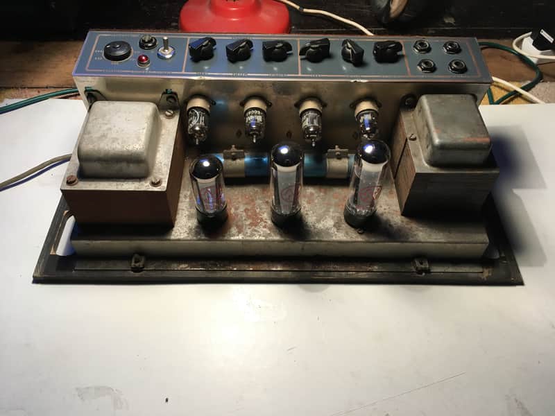 Vox AC-50/4 2-Channel 50-Watt Tube-Rectified Guitar Amp Head 1964 - 1965 image 5
