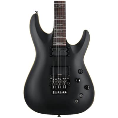 Schecter Demon-6 FR-S Electric Guitar, Aged Black Satin image 4