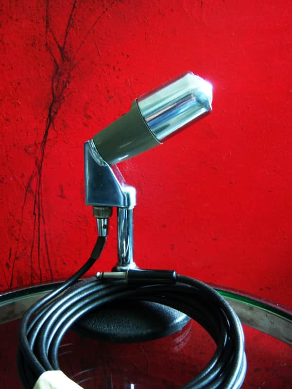 Vintage 1960's Electro-Voice 641 Omnidirectional Dynamic Microphone harp mic Hi Z Ham Radio w cable 638 630 image 1