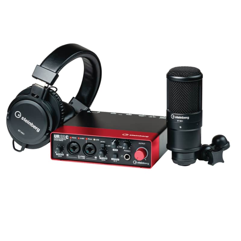 Steinberg UR22C USB Audio Interface Recording Pack - Red - NEW image 1