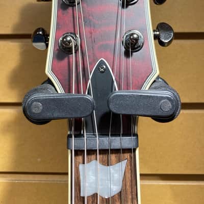ESP LTD EC-401 QM 2017 - 2019 - See Thru Black Cherry With EMG 57/66 image 5