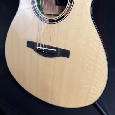 Yamaha TAS1E TransAcoustic Folk Acoustic-Electric Guitar Gloss Natural w/ Soft Case (134) image 8