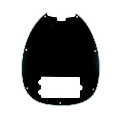 Replacement OLP Bass Guitar Style Pickguard ,3ply Black image 1