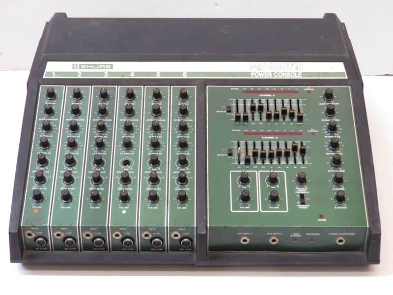 Vintage 1979 Shure Pro Master Power Console Model 700 image 1