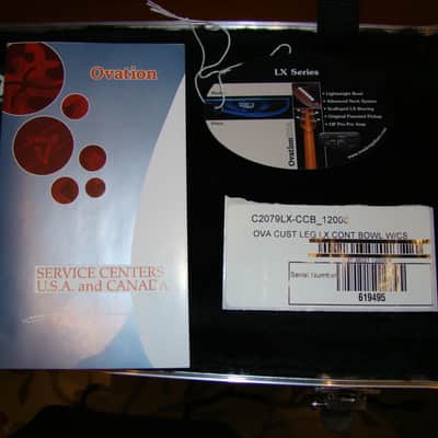 Ovation 2079LX Custom Legend red image 11