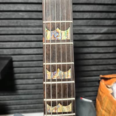 B.C. Rich Draco Ghost Flame 2011 - White with grey flames image 8