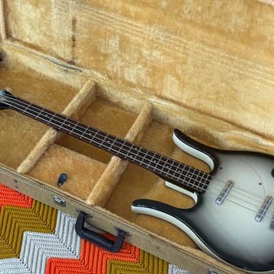 Danelectro Longhorn Shortscale Bass - 1990’s Early Reissue! - Original and Rare Tweed Case! - Beautiful Bass in Great Condition! - image 17