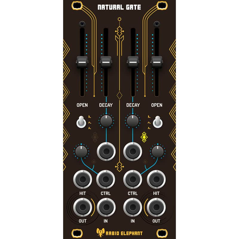 Rabid Elephant Natural Gate Eurorack Low Pass Gate Module image 1
