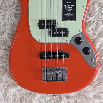 Fender  Player II Mustang® Bass PJ, Rosewood Fingerboard, Rallye Orange - MIM image 2