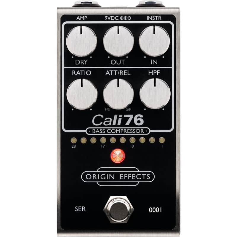 Origin Effects Cali76 V2 Bass Compressor Pedal, Black image 1