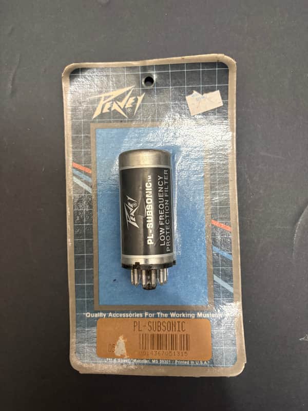 Peavey PL-Subsonic Low Frequency Protection Filter N.O.S. Late 1970’s-Early 1970’s - Black image 1