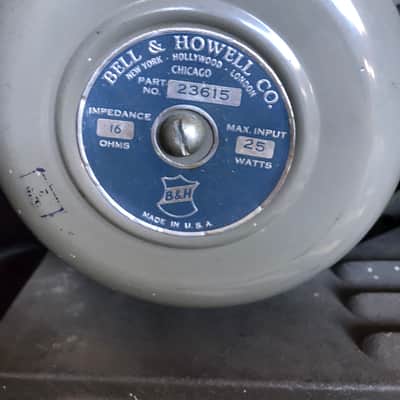 Bell and Howell 1940s Filmosound 12-inch Jensen Speaker Cabinet/Amp image 3