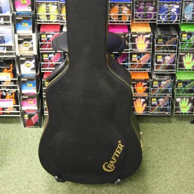 Crafter SAT-QMMS semi electro acoustic guitar - Quilted maple marine sunburst finish - Made in Korea image 6