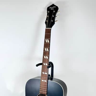 Recording King RDS-7-MBK Dirty 30's Series 7 Dreadnought Acoustic Guitar w/ Hard Case image 10