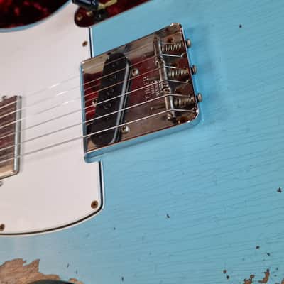 Fender Custom Shop '67 Telecaster Heavy Relic Daphne Blue American Vintage USA 1967 60s Reissue electric guitar image 3