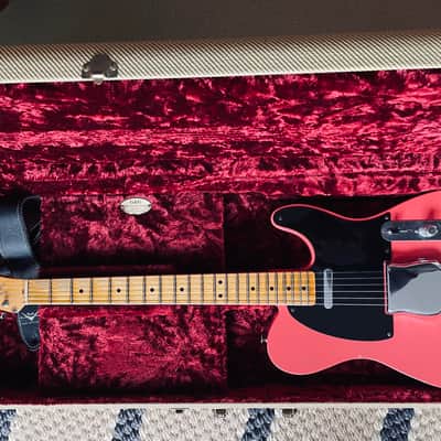 Fender Nocaster 51 relic 20th anniversary custom shop 2015 - Faded fiesta red image 1