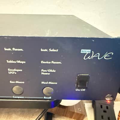 Waldorf Microwave Rackmount Wavetable Synthesizer 1989 - Blue image 8