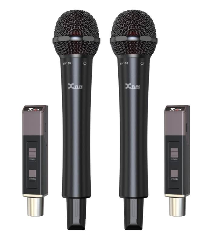 Xvive M5 D Sistema Doppio Microfono Wireless Handheld A Capsule Intercambiabili image 1
