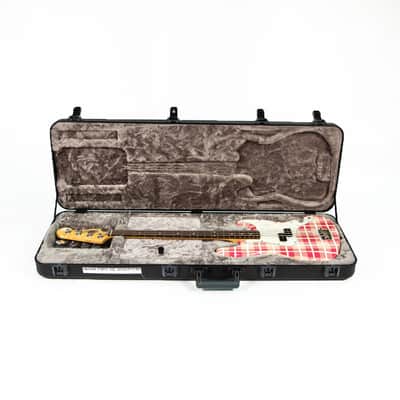 Fender Custom Pink Plaid "Groundskeeper Willie" Precision Bass Owned by Mark Hoppus image 22