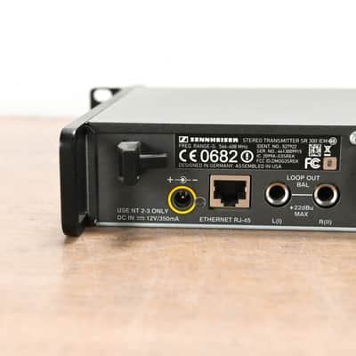 Sennheiser ew 300 IEM G3 Wireless IEM System 566-608 MHz NO POWER SUPPLY CG01316 image 6