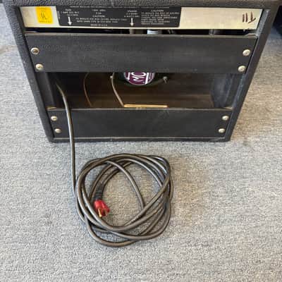 Fender Champ Silverface 6 watt Tube Combo Amp 1981 - Re-Capped, Tubed, + Jensen Mod Speaker + orig speaker + Cover image 5