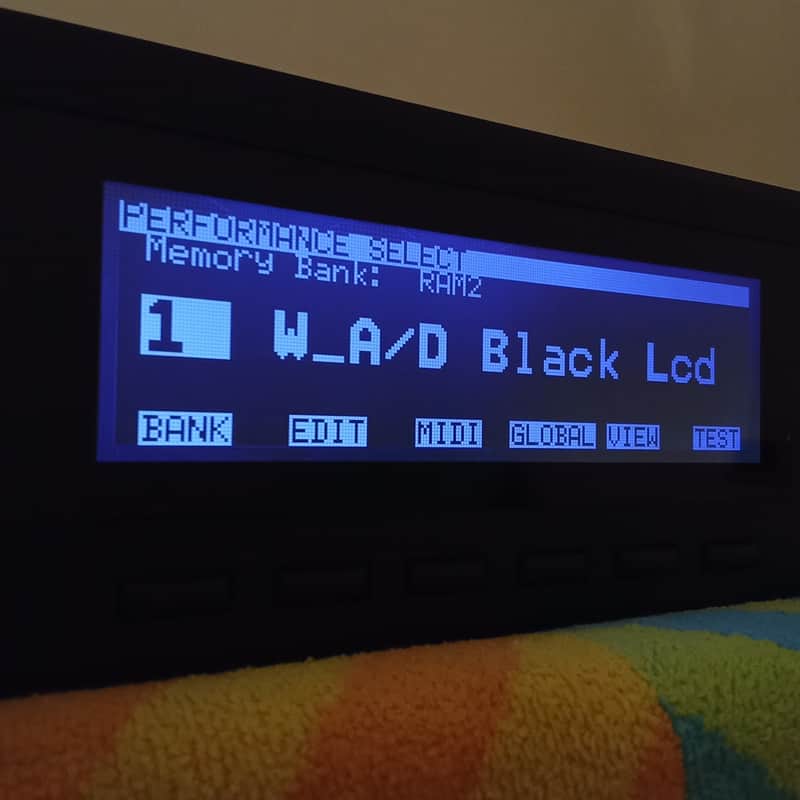 New black display for Korg Wavestation A/D image 1