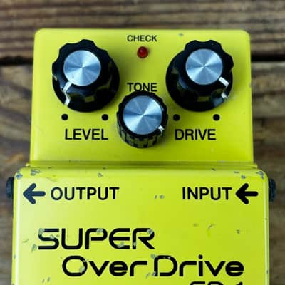 Boss SD-1 Super OverDrive Effects Pedal - Silver Label / MIT image 2