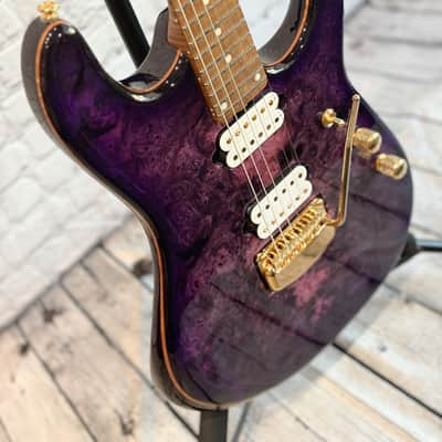Ernie Ball Music Man Jason Richardson Signature Cutlass HH Majora Purple 2023 image 5