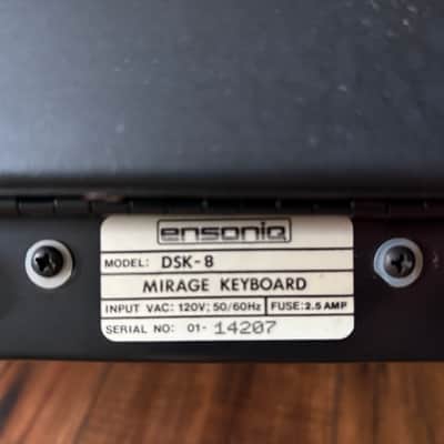 Ensoniq Mirage DSK-8 Digital Sampling Keyboard image 4