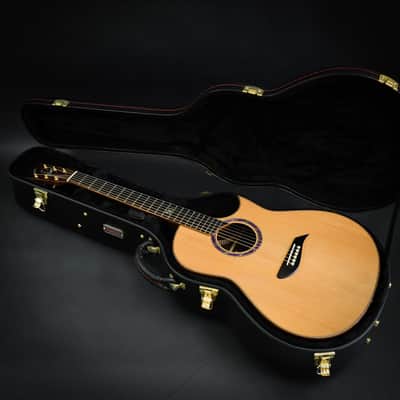 Morris S-107III Auditorium Cedar w/ Rosewood Japanese Handcrafted Fingerstyle Acoustic (2301016) image 3
