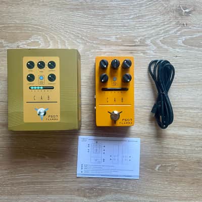 Flamma FS07 Cab Stereo Cabinets Simulation Pedal 2024 - Orange image 5