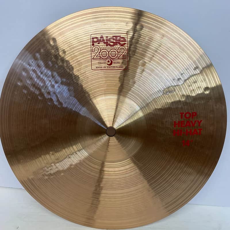 Paiste 14" 2002 Heavy Hi-Hat Cymbal (Top) image 1