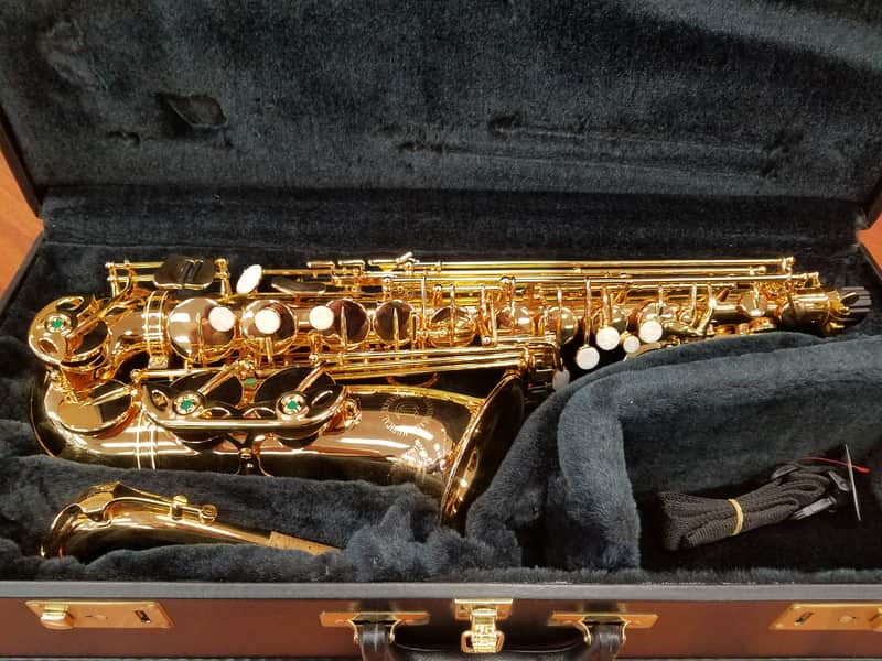 Cannonball AR9900 Royal Crown Professional Alto Sax Gold Lacquer image 1
