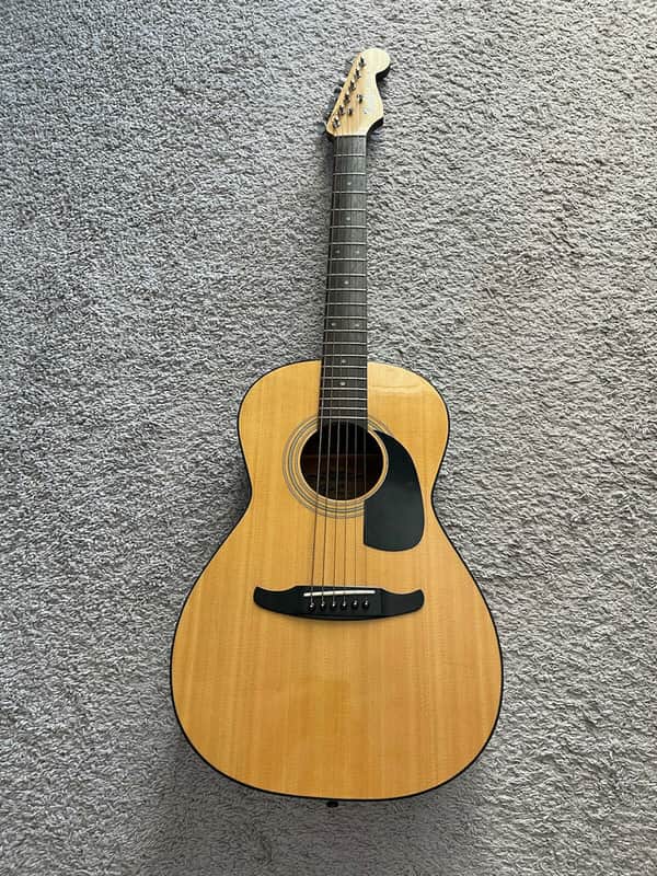 Fender Avalon California Series 1985-1992 MIK Natural Vintage Acoustic Guitar image 1