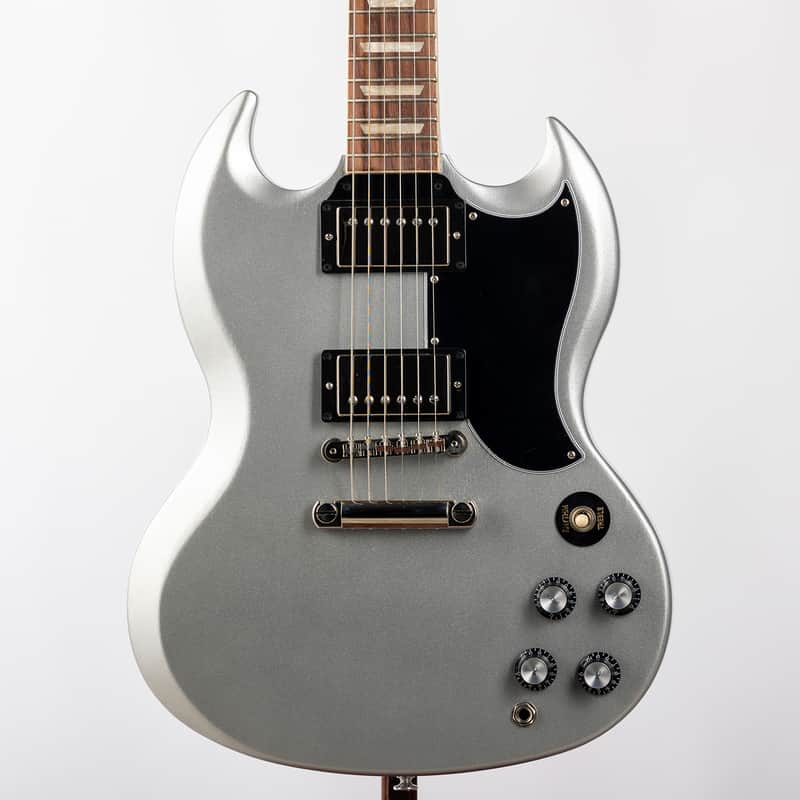 Gibson SG Standard '61 Stop Bar, Silver Mist | Demo image 1