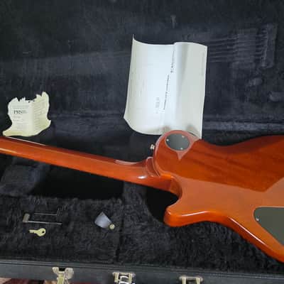 PRS Singlecut 20th Anniversary Artist 10 Top BIRDS IN FLIGHT 2006 AAA Amber Quilt USA American Single Cut Paul Reed Smith Guitar image 9