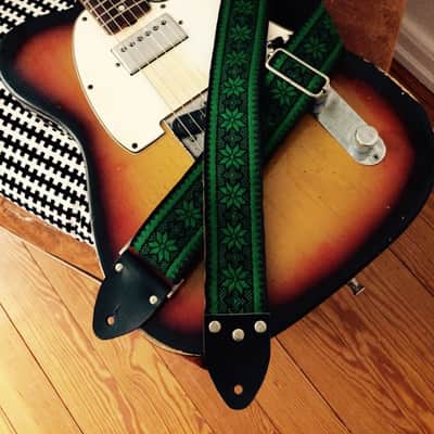Vintage Poinsettia Hippie Strap Replica. image 1