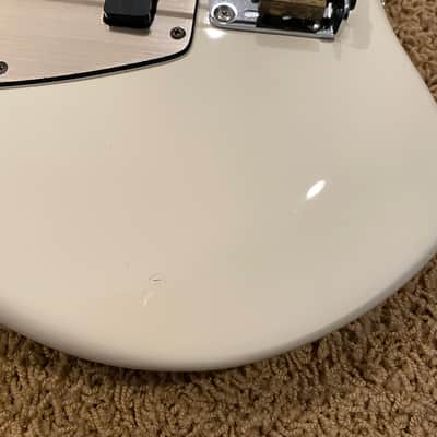 Daion Savage White Electric Bass w/ Original Daion Branded Hardshell Case image 17