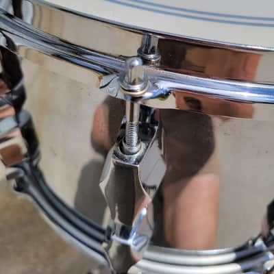 Corder/Fibes 8x14 Maple Snare Drum W/ 20 Lugs - Chrome Over Wood (C013-1) image 3