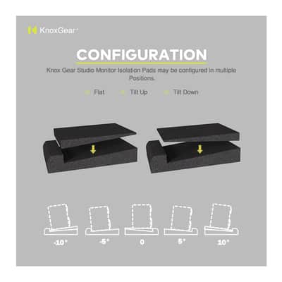 Knox Gear Studio Monitor Isolation Pads for 5-Inch Speakers (Pair) image 7