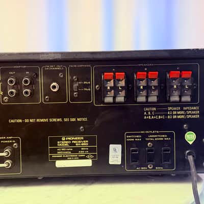 🎶 Pioneer SX-950 Vintage Stereo Receiver — Serviced | Partial Recap | LED Upgrade | Original Wood Cabinet image 15